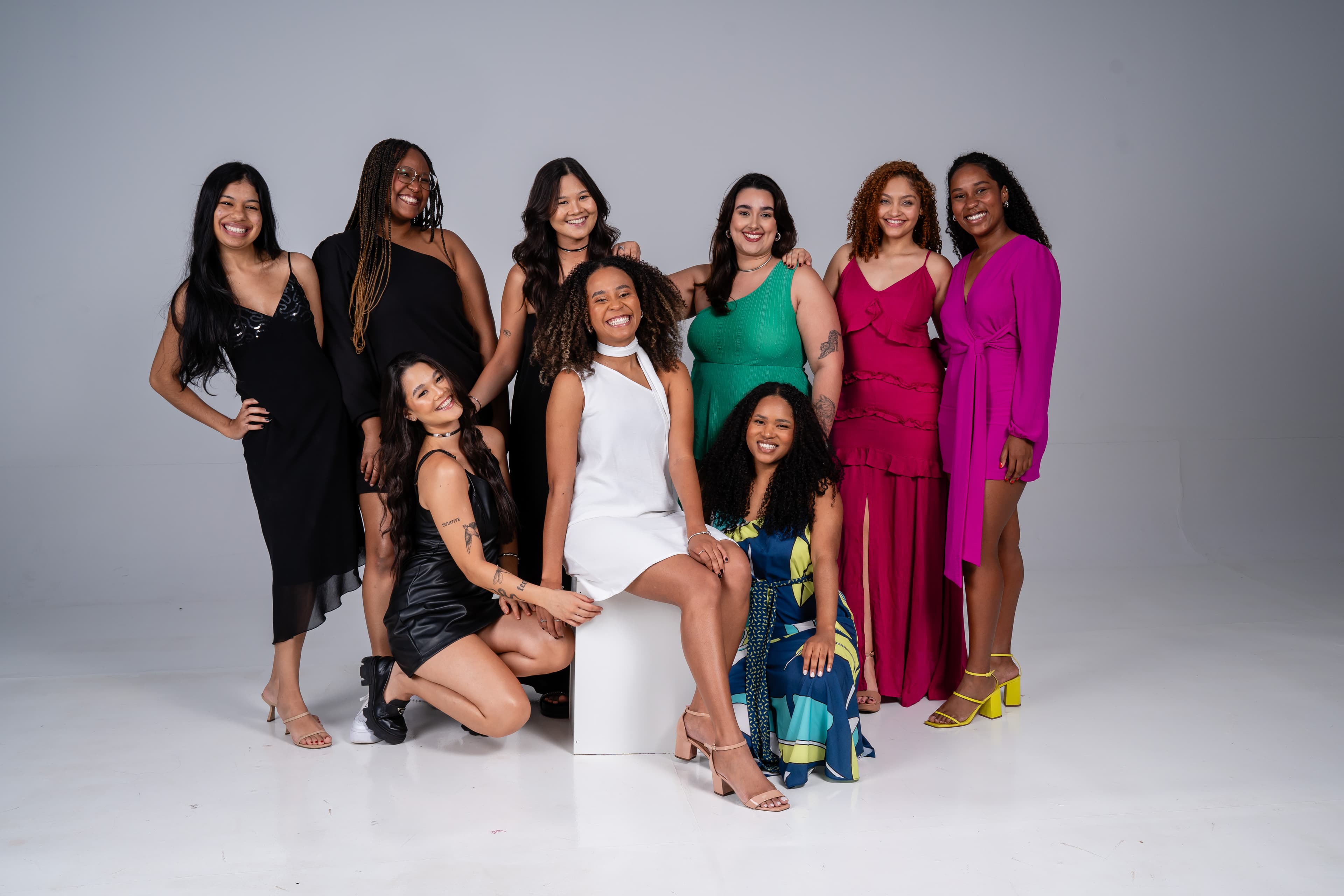 Modelos com looks alugados na SHARE